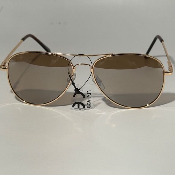 1641 NEW Gold Classic Aviator Sunglasses UV 400 Protection - Timeless Style main image 4